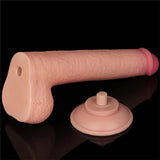 Dildo Dual Density Piel Deslizante 9