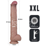 Dildo Dual Layer Articulable Xxl 14,5