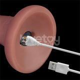 Dildo Dual Layer Con Vibración 6