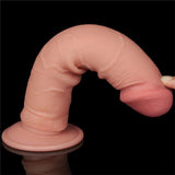 Dildo Dual Layer Piel Deslizante 8