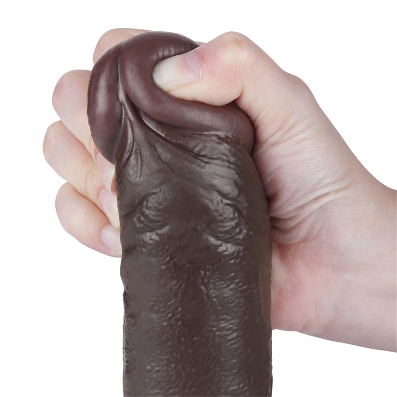 Dildo Dual Layer Piel Deslizante 9.5