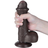 Dildo Dual Layer Piel Retractil 7