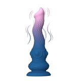 Dildo Fantasía Vibración, Oscilación Y Ventosa 23.3 Cm