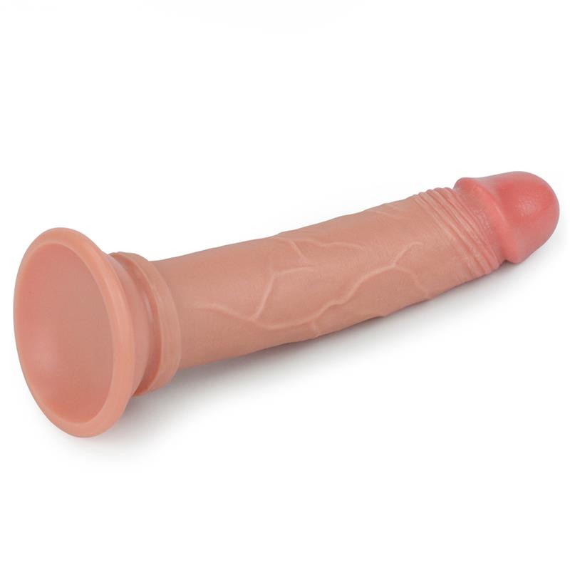 Dildo Nature 7 Silicona Líquida Marrón