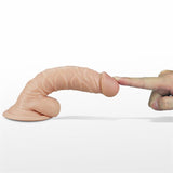 Dildo Real Extreme Con Vibración 7.5 Natural