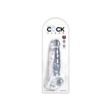 Dildo Realista Con Testiculos 8 Transparente