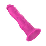 Dildo Realista Con Vibración Silicona Rosa