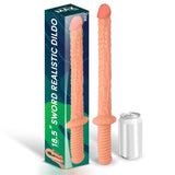 Dildo Realista Forma De Espada 18.5 Blade  Sword Natural