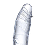 Dildo Realista Material Cristalino 21,5 Cm