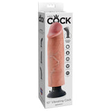 King Cock - Dildo Vibrador 25.5 Cm Natural