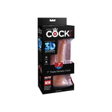 King Cock Plus Dildo 3d Triple Densidad 18 Cm