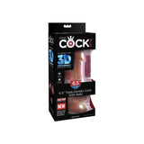 King Cock - Plus 3d Dildo Con Testiculos 17 Cm