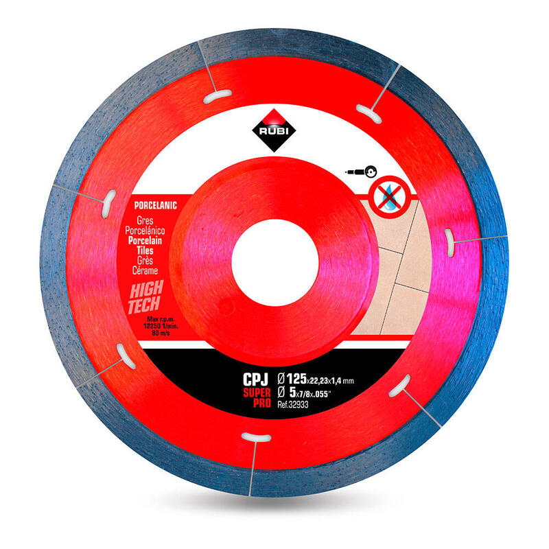 Disco De Diamante Cpj Ø125mm Superpro R32933 Rubi