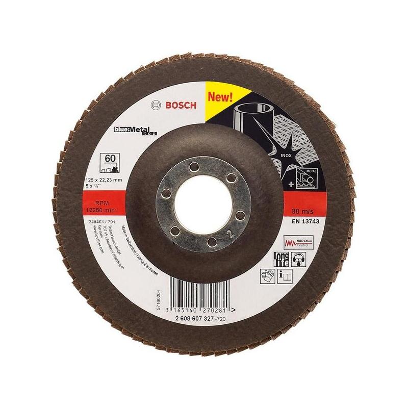 Disco De Láminas Bosch Professional X571 Best For Metal, Ø 125 Mm, Diámetro K40 22,23 Mm, En Ángulo 2608607326