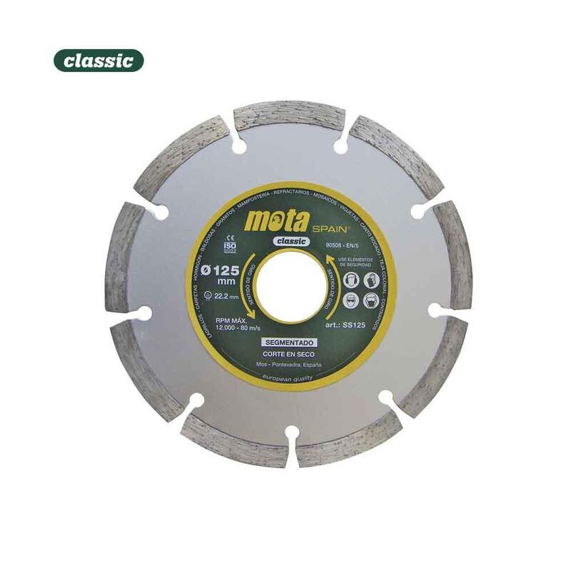 Disco Diamantado Segmentado Laser Ø125 Mm