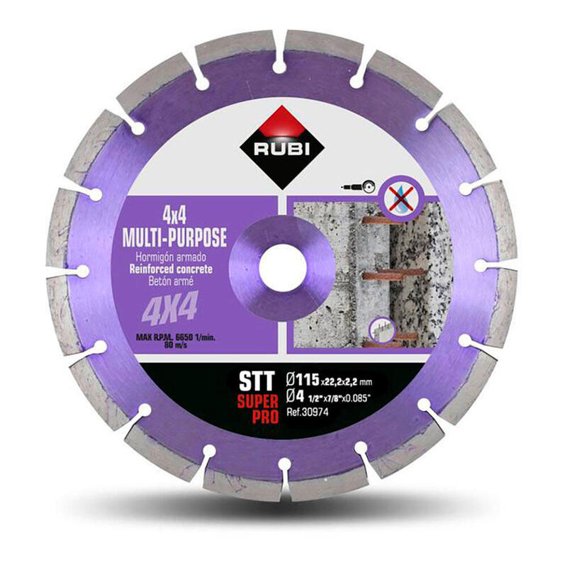 Disco Diamante Stt Ø115mm Superpro 30974 Rubi