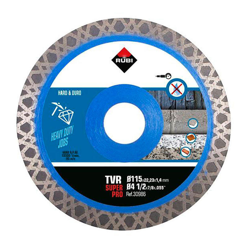 Disco Diamante Tvr Ø115mm Superpro 30986 Rubi