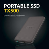 Disco Duro Externo Solido Ssd Intenso Tx500 2tb Usb Tipo C