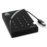 Disco Externo Hdd Apricorn . 2,5 500gb Aegis Padl. 256-Bit Aes-Xts,Usb3.0
