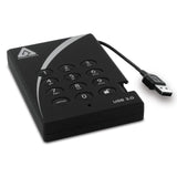 Disco Externo Hdd Apricorn . 2,5 500gb Aegis Padl. 256-Bit Aes-Xts,Usb3.0