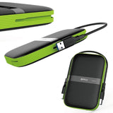 Disco Externo Hdd Silicon Power Armor A60 5000 Gb Negro, Verde