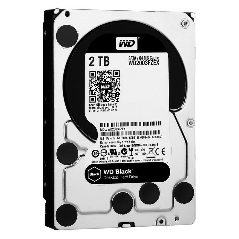 Disco Interno Hdd Western Digital 3.5" 2tb Black /64mb/6gbps (20)