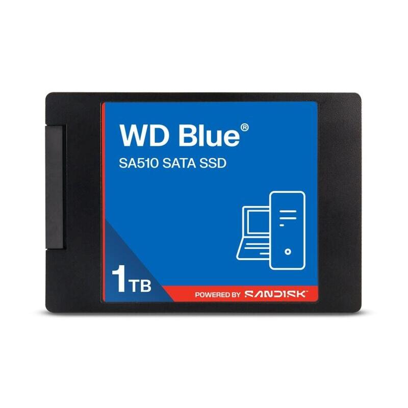 Disco Ssd 1tb Western Digital Blue Sa510 Lectura 560mb/S Escritura 520mb/S Wds100t5b0a