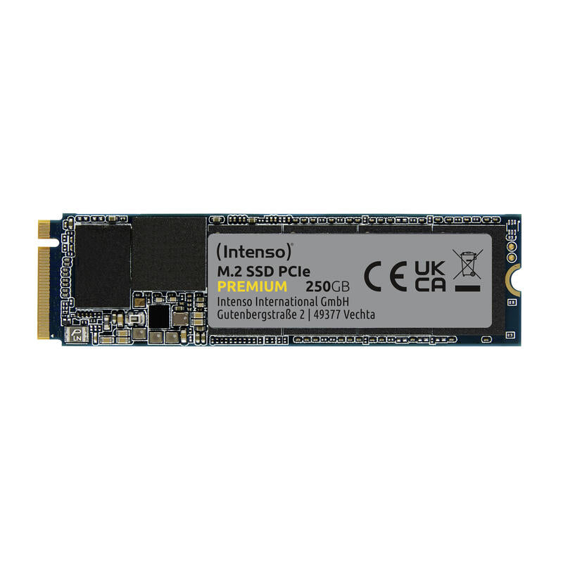 Disco Ssd Intenso Premium M.2 250gb Pcie Gen.3x4 2280 1100mb/S 2100mb/S 3d-Nand Flash Nvme 1.3