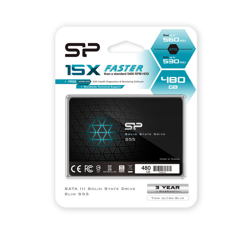 Disco Ssd Silicon Power S55 480gb 2.5" 7mm Sata3