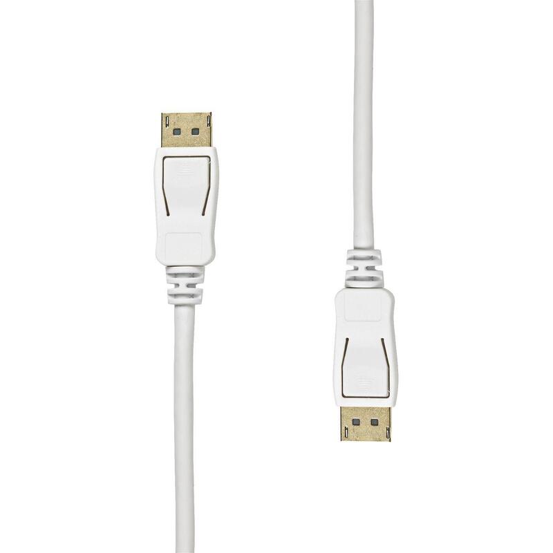 Displayport Cable 1.4 2m White - Warranty: 360m