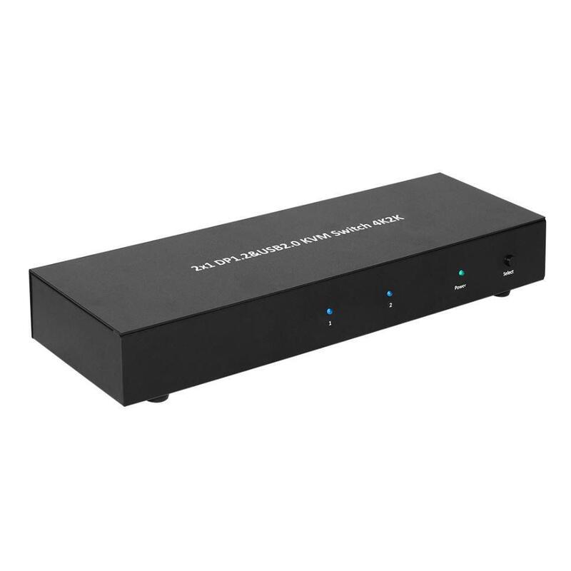 Displayport & Usb 2 To 1 Way Kvm Switch 4k2k