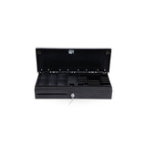 Dispone De Una Ranura Frontal Para Cheques, Talones U Otros Documentos Sin Necesidad De Abrir El Cajón. Compartimentos De Billetes Ajustables. Tapa Cubregaveta Con Llave Y Llave De Seguridad Para Apertura Del Cajón.