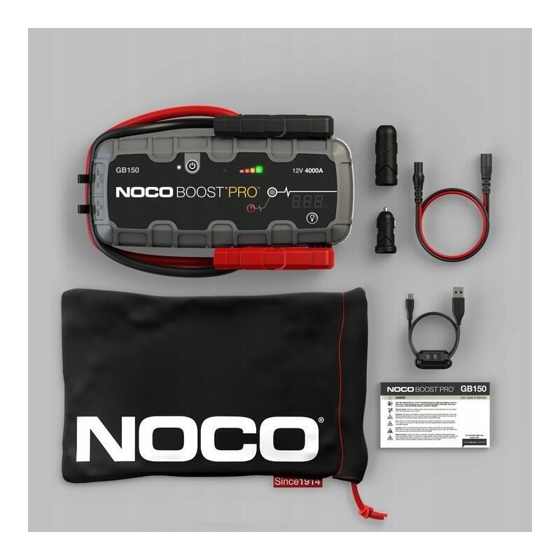 Dispositivo De Arranque Noco Gb150 Boost 12v 3000a Jump Starter Con Batería Integrada 12v/Usb