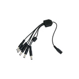 Distribuidor De Alimentación Para 5 Cámaras - 1 Entrada Macho Estándar - 5 Salidas Hembra Estándar .