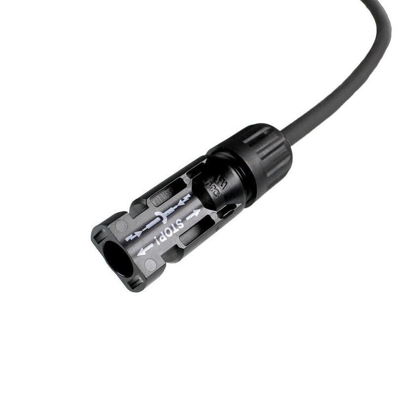 Diverse Solar Cable De Extensión 6mm², Stecker - Buchse 1,5 Meter, 0% (Negro, 0% Mwst) 8-01-005815