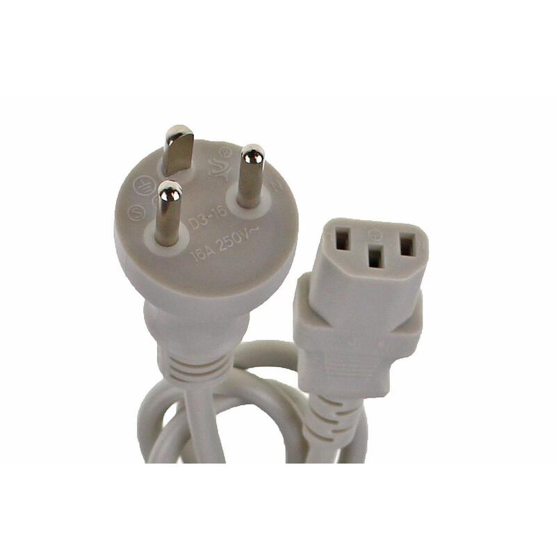 Dk StrMkabel Gr 1,8m, Lige  Apparatstik M/Jord, Til C13,