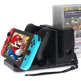 Dobe Tns-895 Soporte Carga Mandos Nintendo Switch Negro  Base De Carga