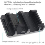 Dobe Tns-895 Soporte Carga Mandos Nintendo Switch Negro  Base De Carga