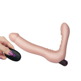 Strapless Strap-On Usb Rechargeable-Flesh