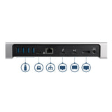 Dock Thunderbolt 3 Para Pantalla Doble 4k 60hz Y 6x Puertos Usb 3.0