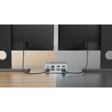 Docking Hyper Hdg212b Usb 3.2 Gen 2 (3.1 Gen 2) Type-C Plata