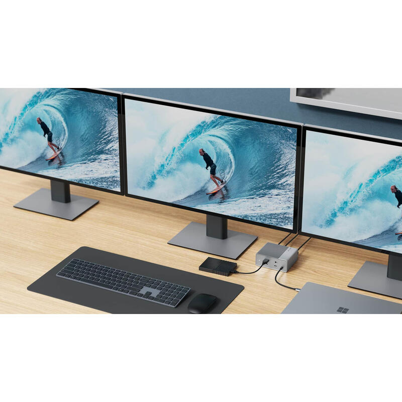 Docking Hyper Hdg212b Usb 3.2 Gen 2 (3.1 Gen 2) Type-C Plata