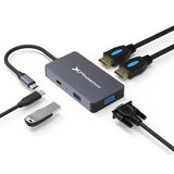 Docking Phoenix Adaptador Hub Usb-C Pd Multipuerto 5en1