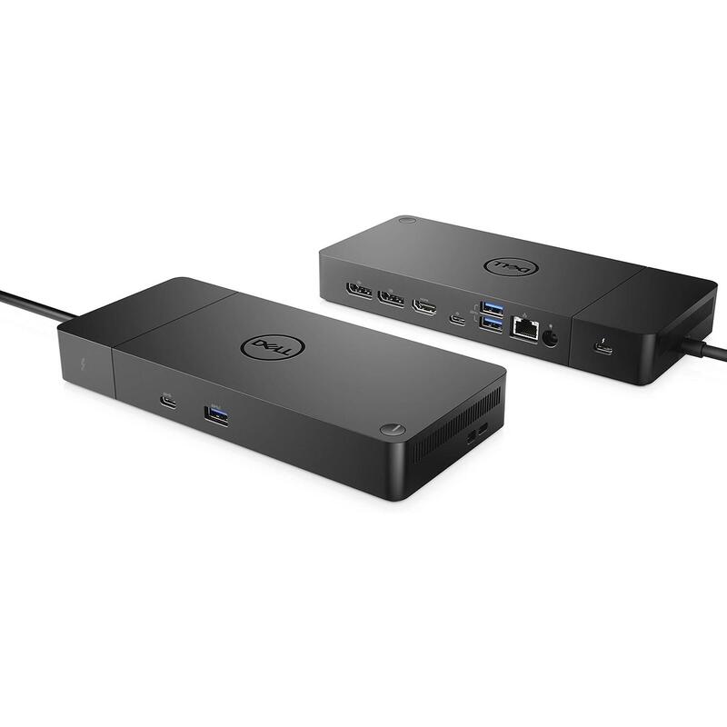 Docking Station Reacondicionado Dell Wd19  180w Negro 3 Usb-C 2 Dp 1 Hdmi 3 Usb 3.0 Rj45 Thunderbolt 3.0 Con Cargador 180w  K20a K20a001