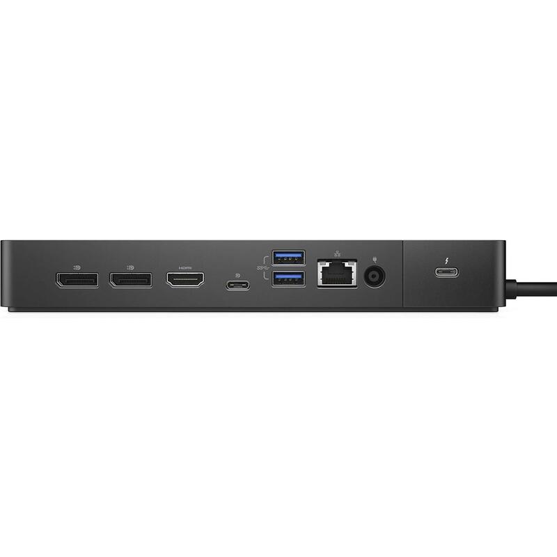 Docking Station Reacondicionado Dell Wd19  180w Negro 3 Usb-C 2 Dp 1 Hdmi 3 Usb 3.0 Rj45 Thunderbolt 3.0 Con Cargador 180w  K20a K20a001