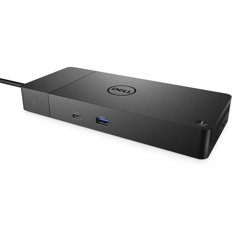 Docking Station Reacondicionado Dell Wd19s  180w Negro 3 Usb-C 2 Dp 1 Hdmi 3 Usb 3.0 Rj45 Thunderbolt 3.0   Con Cargador 180w  K20a001
