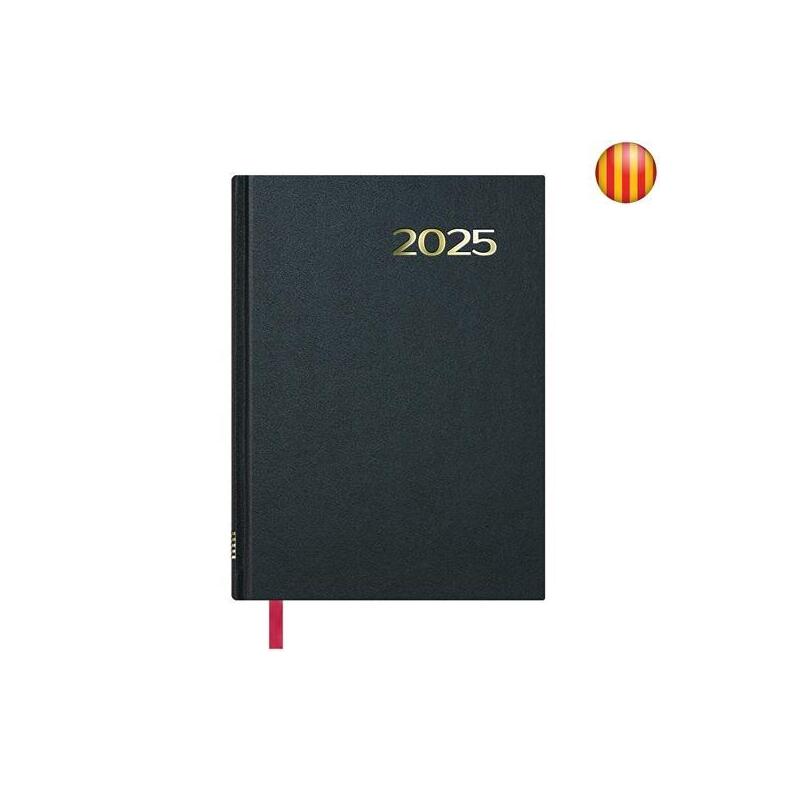 Dohe Agenda Anual Síntex 14x20cm D/P Negro Catalán 2025