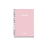 Dohe Agenda Escolar Basic Serenity A5 Espiral Dp Cartón Forrado Rosa 2026-2027
