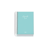 Dohe Agenda Escolar Basic Serenity A6 Espiral Dp Cartón Forrado Verde 2026-2027