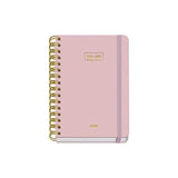 Dohe Agenda Escolar Premium A5 Espiral Doble Sv Cartón Forrado Rosa 2026-2027